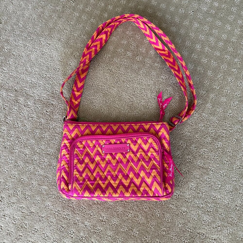 Vera Bradley Crossbody Triple Pocket Bag